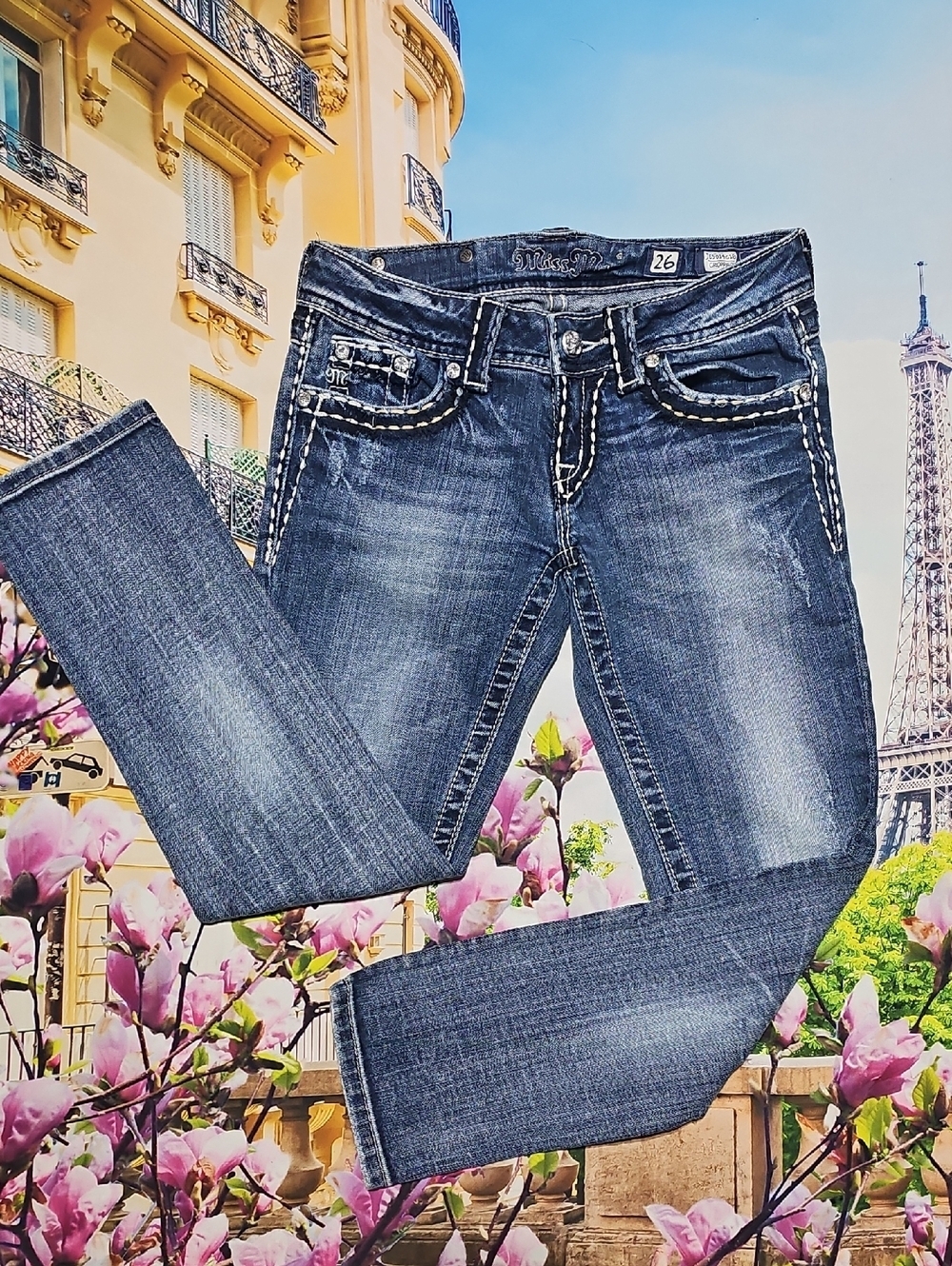 Miss Me Cropped Denim Jeans Size 26